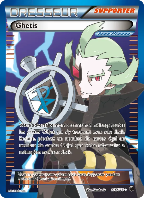 Carte Pokémon Ghetis 115/116 de l'extension Glaciation Plasma