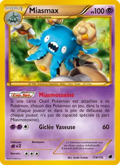 Carte Pokémon Miasmax 119 — Glaciation Plasma