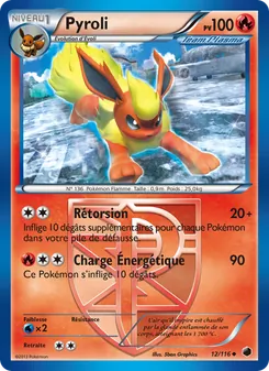 Carte Pokémon Pyroli 12 — Glaciation Plasma