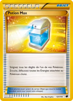 Carte Pokémon Potion Max 121 — Glaciation Plasma