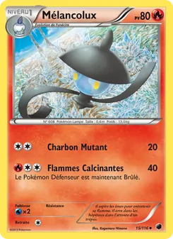 Carte Pokémon Mélancolux 15 — Glaciation Plasma