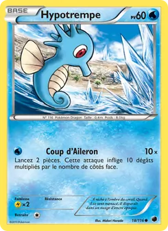 Carte Pokémon Hypotrempe 18 — Glaciation Plasma