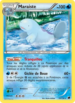 Carte Pokémon Maraiste 22 — Glaciation Plasma