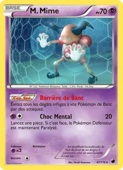 Carte Pokémon M. Mime 47 — Glaciation Plasma