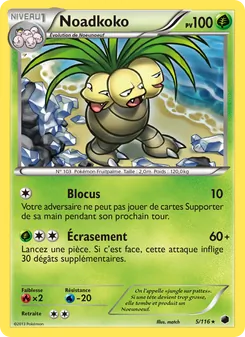 Carte Pokémon Noadkoko 5 — Glaciation Plasma