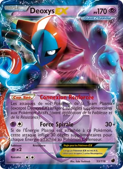 Carte Pokémon Deoxys-EX 53 — Glaciation Plasma