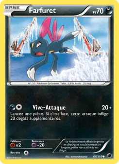 Carte Pokémon Farfuret 65 — Glaciation Plasma