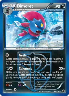 Carte Pokémon Dimoret 66 — Glaciation Plasma