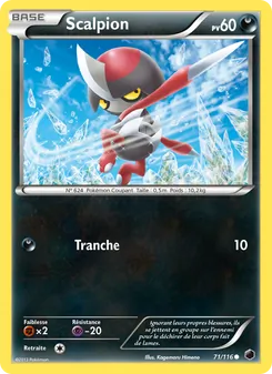 Carte Pokémon Scalpion 71 — Glaciation Plasma