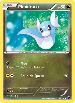 Carte Pokémon Minidraco 81 — Glaciation Plasma