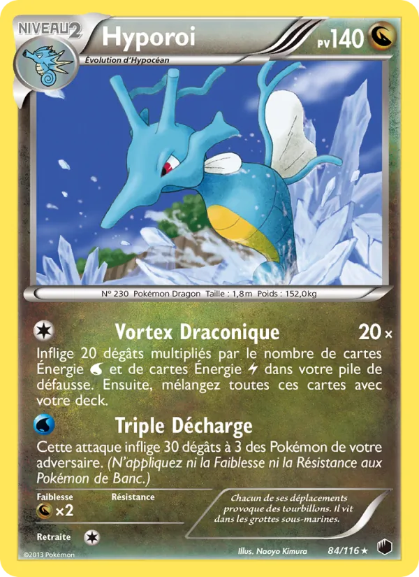 Carte Pokémon Hyporoi 84/116 de l'extension Glaciation Plasma
