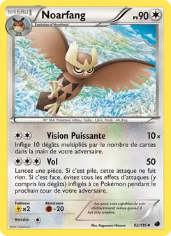 Carte Pokémon Noarfang 92 — Glaciation Plasma