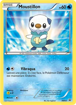 Carte Pokémon Moustillon BW03 — Promo BW