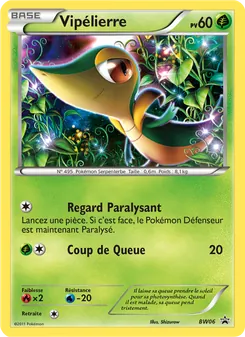 Carte Pokémon Vipélierre BW06 — Promo BW