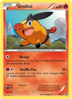 Carte Pokémon Gruikui BW07 — Promo BW