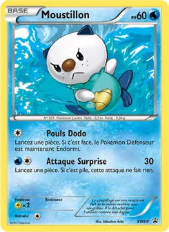 Carte Pokémon Moustillon BW08 — Promo BW