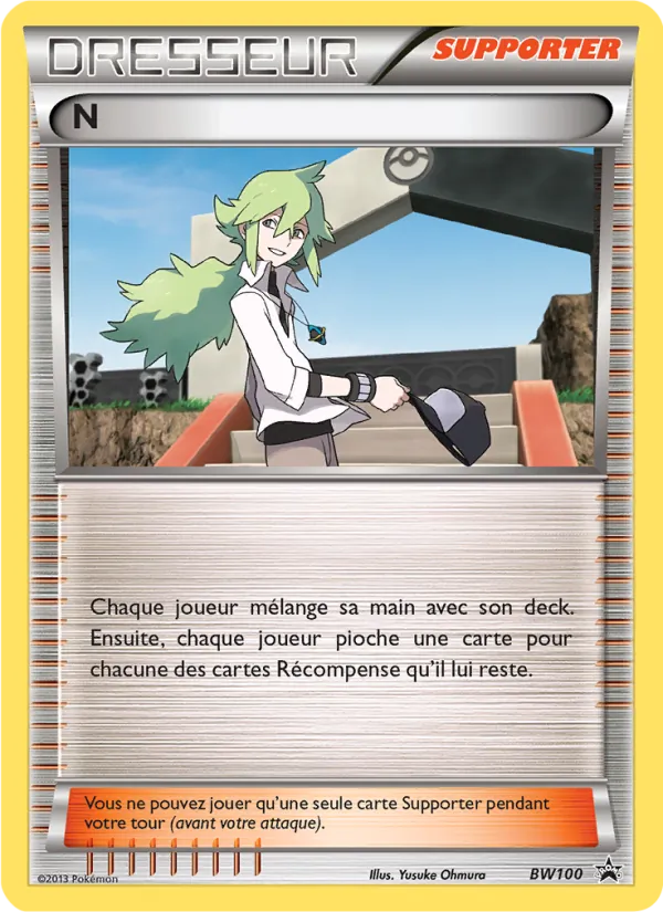 Carte Pokémon N BW100/101 de l'extension Promo BW