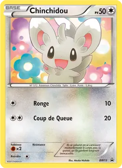 Carte Pokémon Chinchidou BW13 — Promo BW