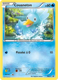 Carte Pokémon Couaneton BW17 — Promo BW