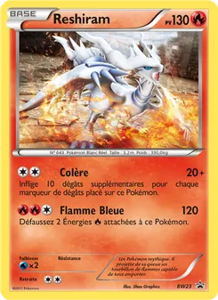 Carte Pokémon Reshiram BW23 — Promo BW