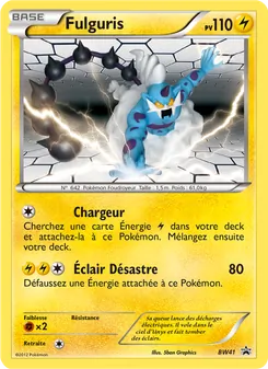 Carte Pokémon Fulguris BW41 — Promo BW