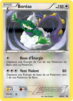 Carte Pokémon Boréas BW42 — Promo BW