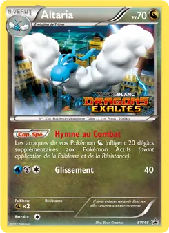 Carte Pokémon Altaria BW48 — Promo BW
