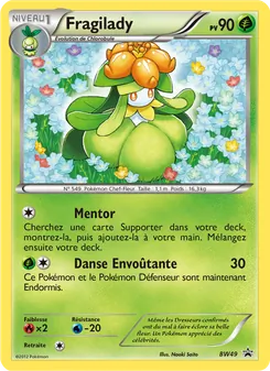 Carte Pokémon Fragilady BW49 — Promo BW