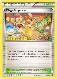Carte Pokémon Plage Tropicale BW50 — Promo BW