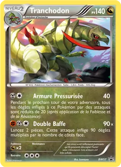 Carte Pokémon Tranchodon BW57