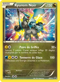 Carte Pokémon Kyurem Noir BW58