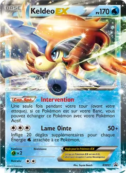 Carte Pokémon Keldeo ex BW61