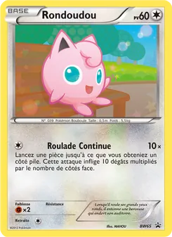 Carte Pokémon Rondoudou BW65 — Promo BW