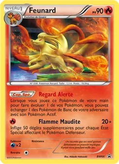 Carte Pokémon Feunard BW66 — Promo BW