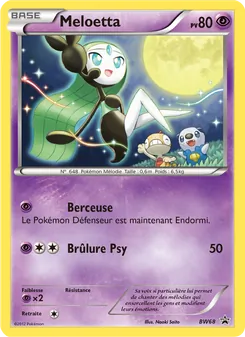 Carte Pokémon Meloetta BW68 — Promo BW