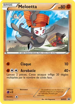 Carte Pokémon Meloetta BW69 — Promo BW