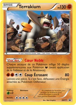 Carte Pokémon Terrakium BW71 — Promo BW