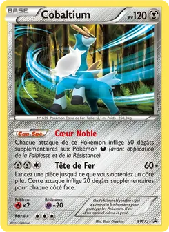 Carte Pokémon Cobaltium BW72 — Promo BW