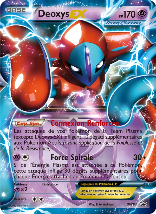 Carte Pokémon Deoxys ex BW82/101 de l'extension Promo BW