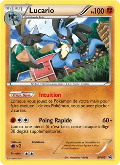 Carte Pokémon Lucario BW85 — Promo BW