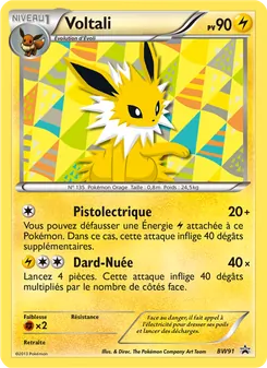 Carte Pokémon Voltali BW91 — Promo BW