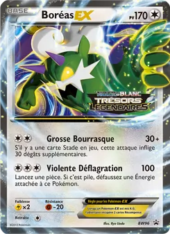 Carte Pokémon Boréas ex BW96 — Promo BW