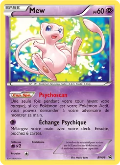 Carte Pokémon Mew BW98 — Promo BW
