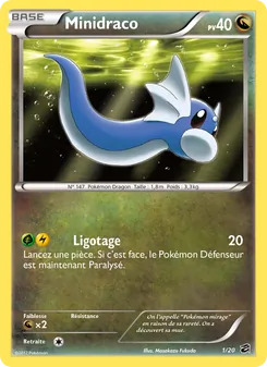 Carte Pokémon Minidraco 1 — Coffre des Dragons