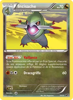 Carte Pokémon Incisache 14 — Coffre des Dragons