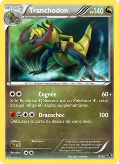 Carte Pokémon Tranchodon 16 — Coffre des Dragons