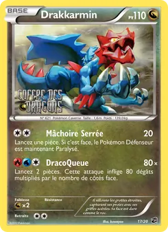 Carte Pokémon Drakkarmin 17 — Coffre des Dragons