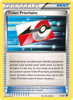 Carte Pokémon Ticket Prioritaire 19 — Coffre des Dragons