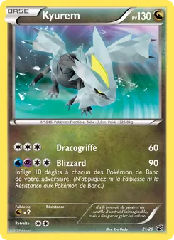 Carte Pokémon Kyurem 21 — Coffre des Dragons