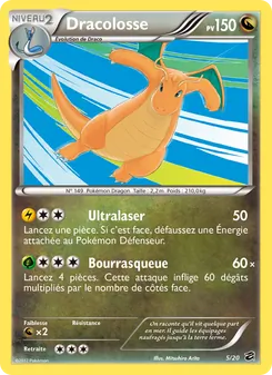 Carte Pokémon Dracolosse 5 — Coffre des Dragons